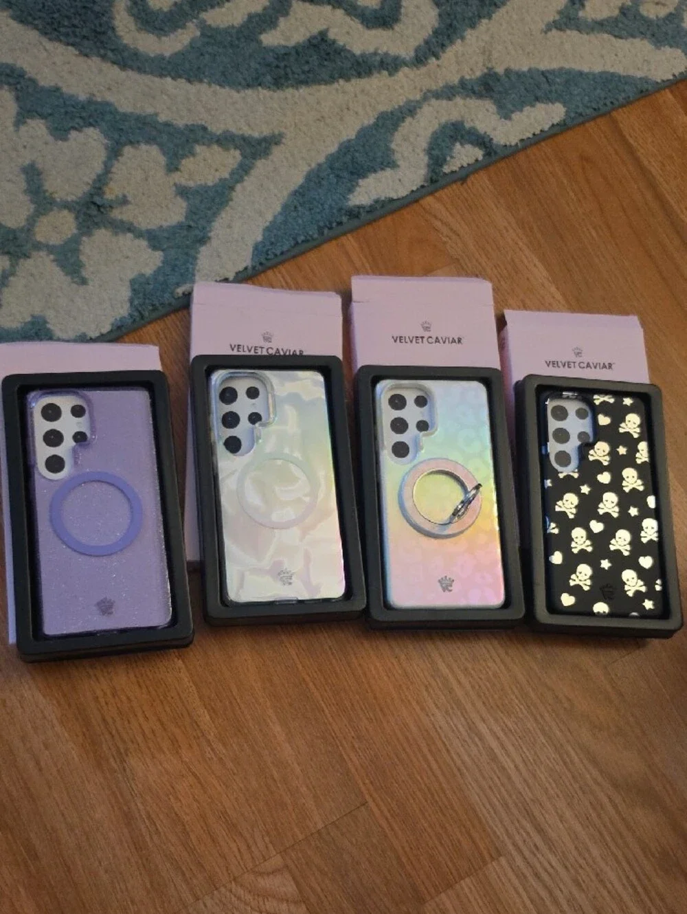 NEW✨️Velvet Caviar Samsung S26 Ultra 4 Cases Holographic Phone Cases with Ring